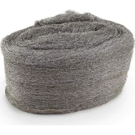 Stahlwolle 0000 – Edelstahl – Flexibel, wiederverwendbar zum Reinigen und Polieren von Glas, Fliesen, Holz, Metall, Kupfer, Messing – 150 g (1/5)