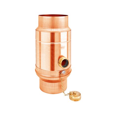 GRÖMO® Kupfer Wassersammler ø76 mit Schlauchset, 60675