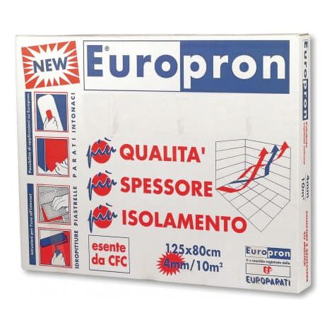 PANEL AISLANTE 'EUROPRON' 125x80 cm (lámina plegada)