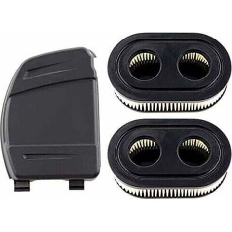 ZVD- 2er-Set Luftfilter mit Luftfilterabdeckung für Briggs & Stratton 550E, 575EX, 575IS, 625EXI, 650EXI, 675EXI, 675IS Motoren, ersetzt Teile 594106, 798339, 798452, 59326 (1/4)