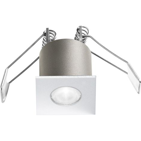 Faretto incasso bianco alluminio gea led gfa1092c led 3000k 230lm spot quadrato moderno led integrato