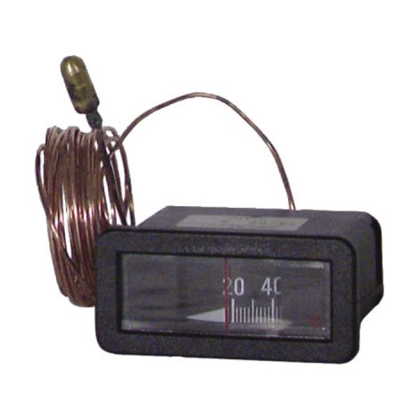 Diff – Thermomètre rectangulaire 20°C à 120°C – Précision ±1°C – Pour chaudières De Dietrich Chappée – Thermistance intégrée (1/2)