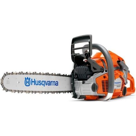 Husqvarna – Tronçonneuse thermique 38 cm – Moteur 50 cm³ 4,1 CV – Vitesse chaîne 26,1 m/s – Pour abattage et entretien d'arbres - 550XP