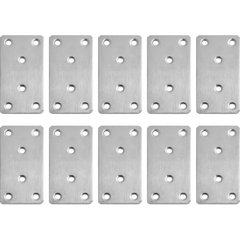 Paquet de 10 plaques métal résistantes, conçues pour fournir un (1/5)