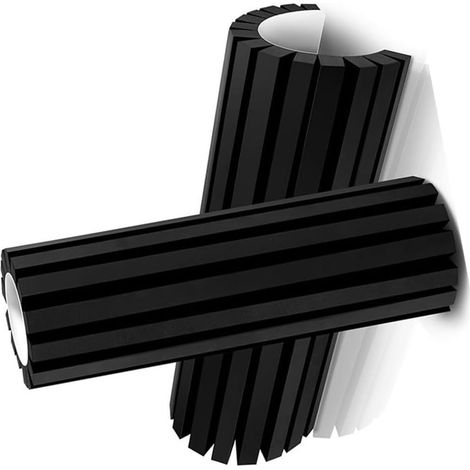 Lot de 2 protections murales de garage en mousse EVA très résistantes - Bande anti-collision pour porte de voiture - Aide au stationnement - Noir - 38,1 x 20,1 cm (1/5)