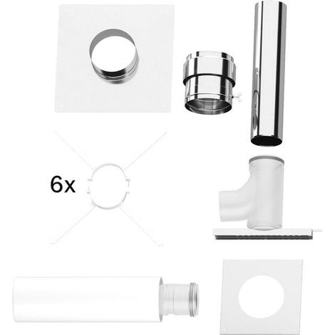 Bosch Abgaszubehör FC-Set110 Gbsatz Kaskade C93x im Schacht d:110/160, 7738113211 (1/2)