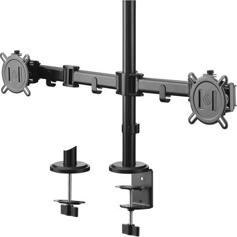 One-for-all DM 2210 Monitorhalterung Schwarz für Doppelbildschirm