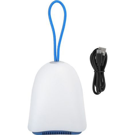 Enceinte Bluetooth sans Fil avec LED 8 Couleurs, Commande Tactile, Veilleuse Intelligente Bleue (1/5)