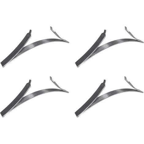 Molle in acciaio per fermo del binario inferiore della porta scorrevole – Confezione da 4 – Larghezza 6,4 mm – Fissaggi per cassetti (1/2)