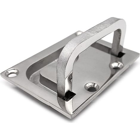 Poignée de levage en acier inoxydable 316 pour trappe, casier, armoire, quincaillerie pour bateaux (1/5)