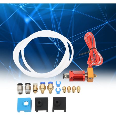 Kit d'assemblage Hotend pour Ender 3 avec raccords pneumatiques, thermistance, élément chauffant et buse MK8 (1/5)
