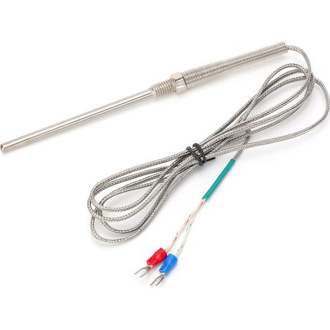 Präzise Thermoelementsonde Typ K 0-800°C, M8 Gewinde, 1,5 m Kabel, professioneller Temperatursensor für genaue Messungen. (1/5)