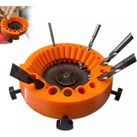 Affûteur de forets - Remplacement des fixations pour perceuse portable multifonction - Outil d'affûtage professionnel pour meuleuse d'angle (1/5)