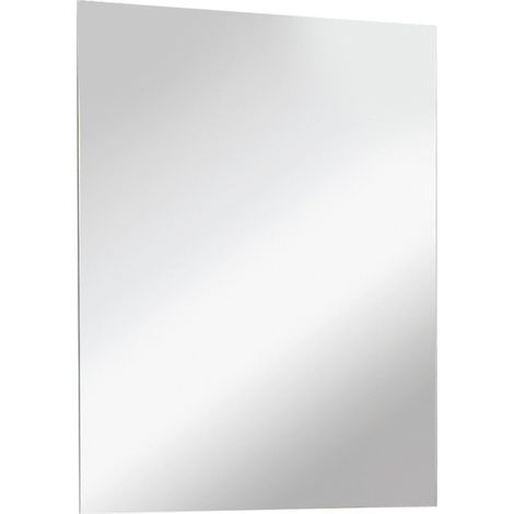 FACKELMANN Spiegel / Wandspiegelelement mit Befestigung / Maße (B x H x T): ca. 70 x 60 x 2 cm / hochwertiger, moderner Badspiegel / hoch und quer verwendbarer Badezimmerspiegel / Breite 70 cm"-"84366 (1/5)