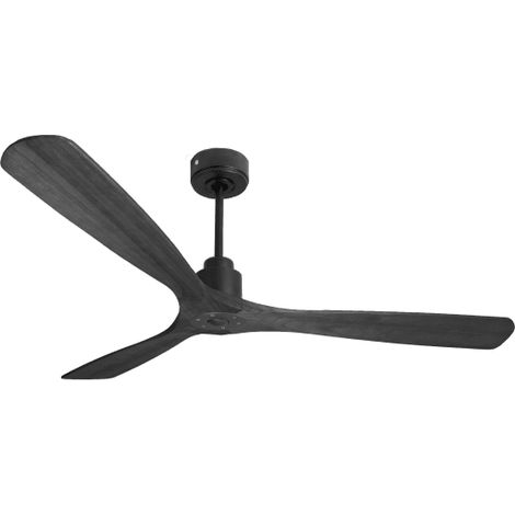 Tenerife Ring - Super destratificateur et ventilateur DC 166 cm Gris basalte pales bois noir sans Lumière 30 à 60 m² (1/5)
