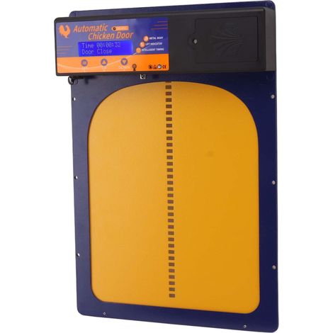 Jeffergarden Poulet Coop Porte 100 V à 240 V Détection de Lumière Timing Télécommande tanche Auto Poulet Maison Porte Pour Poulailler Maison Bijoux Bleu EU Plug (1/5)