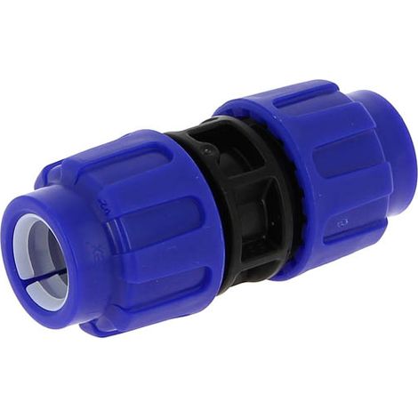 Jonction polypropylène égale compression 16bar PE Ø20