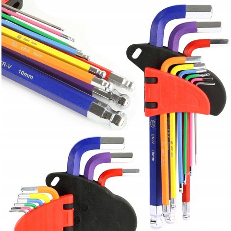Llaves Allen BJC de 1,5 a 10 mm, 9 unidades, CrV (1/5)