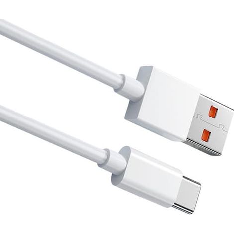 Lot de 2 câbles de charge rapide USB Type-C 120 W compatibles Xiaomi, câble de données haute puissance 6 A, 2 m (1/4)