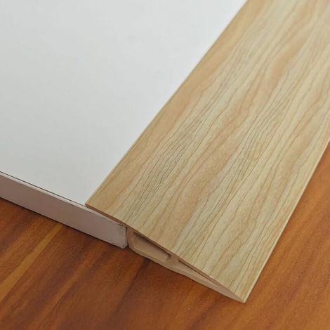Rampes de seuil en PVC,Barre de Seuil,Réducteurs de Seuil,Bandes de Transition au Sol Autocollantes,Profilés de Réglage en Hauteur en Vinyle,Rattrapage Niveau,pour Stratifié,Moquette,Sol,Parquet (1/5)