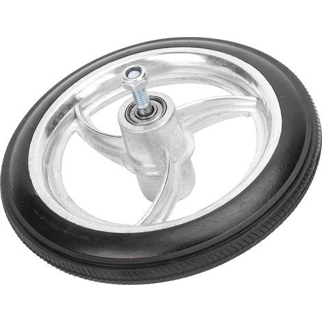 Remplacement de pneu en polyuréthane antidérapant en alliage d'aluminium de roue avant handicapée de 7 pouces 8mm (1/5)