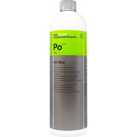 Koch POL star 1L PARA limpiar cuero, alcántara, lavar alfombras y tapicería. (1/3)