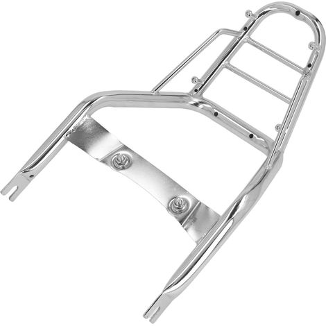 Porte-Bagages de Moto, Porte-Bagages Latéral de Moto, Support Arrière de en Acier au Carbone chromé, étagère de Support de Chargement, Arrière pour Monkey 125 2018-2022 (1/5)