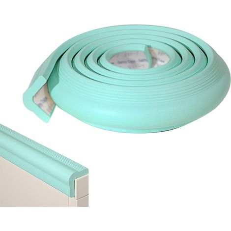 Bande De Protection En Mousse Verte - Angle 90 Degrés Et Surfaces Courbes - Pour Meubles Et Murs - Lot De 2 Pièces (1/5)