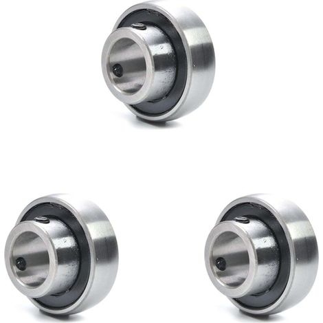 Rodamiento de bolas de ranura profunda SB204, 20 x 47 x 14 mm, rodamientos de bolas híbridos de cerámica con doble blindaje para ejes de patines, ascensores, patinetas y maquinaria - Crezuo