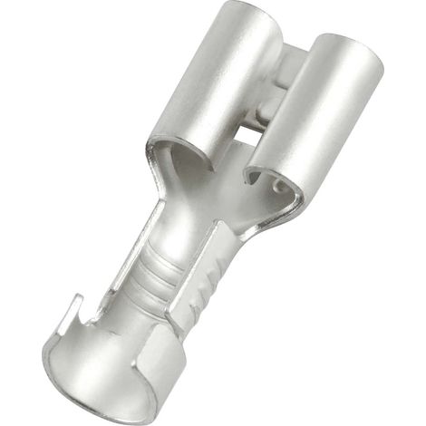 Cosse faston RS PRO, 12 10 AWG, Non-isolé ( Prix pour Sachet de 100 )