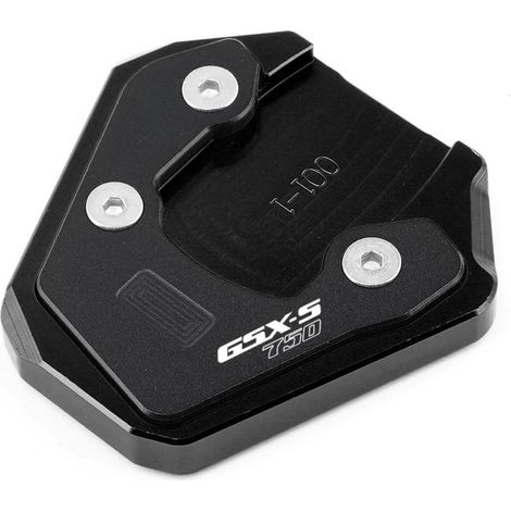 (Noir) Compatible avec Suzuki GSX-S750 GSXS GSX-S GSX S 750 GSXS750 2017 2018 2019 Accessoires moto Béquille latérale Extension de béquille maxpower (1/4)