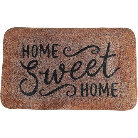 Tapis de bienvenue pour porte d'entrée - Tapis de porte d'extérieur humoristique style ferme - Tapis de bienvenue antidérapant - Tapis de bienvenue humoristique D (1/5)