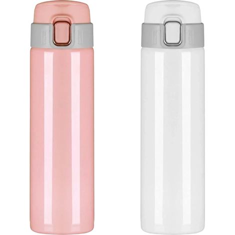 1 Bouteille isotherme, acier inoxydable 316L, 500 ml, couvercle à rabat, pour voiture et maison (1/5)