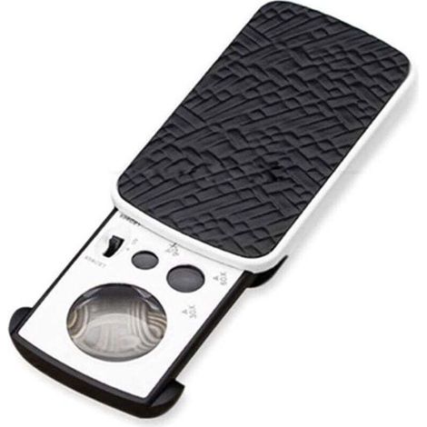 Loupe Pour Bijoux - Grossissement 30x 60x 90x - Lampe Led Et Uv Intégrée - Portable Poche - 1 Pièce (1/4)