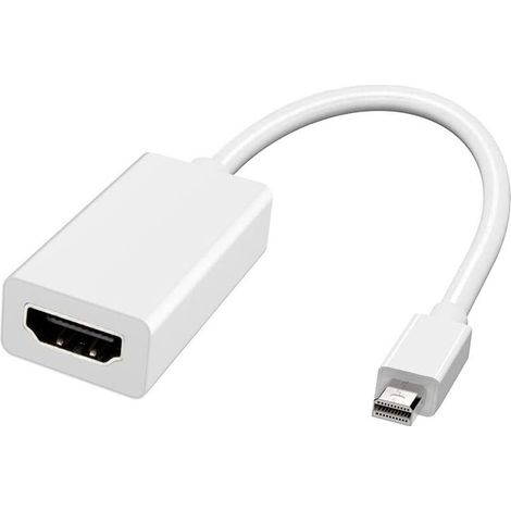 Adaptateur Mini DisplayPort vers HDMI – Convertisseur Thunderbolt pour MacBook Air/Pro, Surface Pro, moniteur – Résolution HD 1080P (1/5)