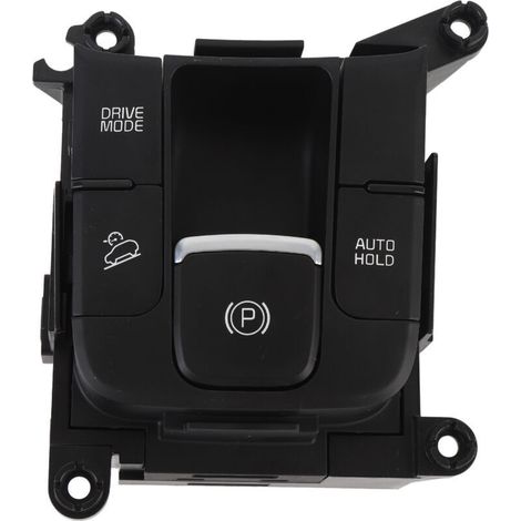 93600 D9000WK Elektronischer Handbremsknopfschalter, kratzfestes ABS-Metall, für Sportage 2020 bis 2022. (1/4)