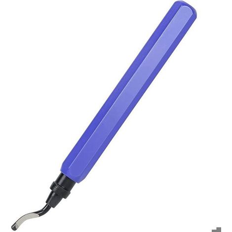 Outil d'ébavurage manuel BS1010 lame HSS rotative 360° pour tuyaux en plastique, aluminium, cuivre, PVC et acier (1/4)