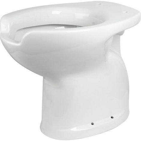Vaso a pavimento serie easy con apertura frontale in vitreous china bianca 4 punti fissaggio idral 10200plt
