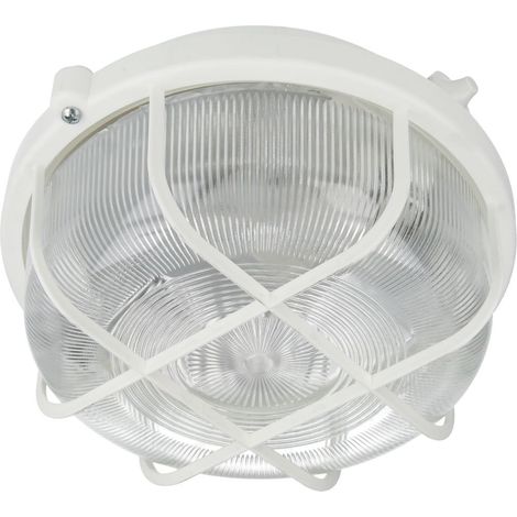 Plafonnier Round rond E27 blanc