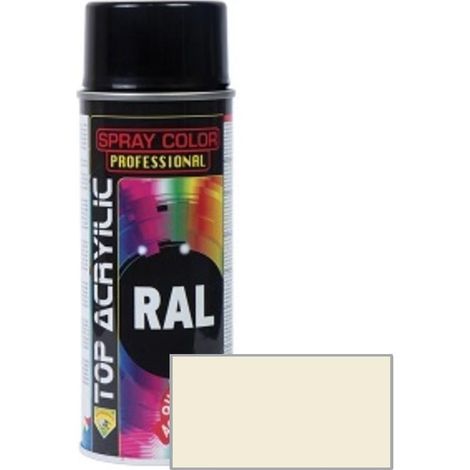 TOP ACRYLIC spray acrilico bl/crema ral-9001 400ml , 0UNIDADES (1/2)
