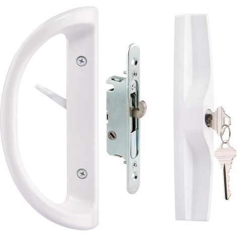 Fenêtre coulissante en aluminium avec serrure à poignée coulissante (1/5)
