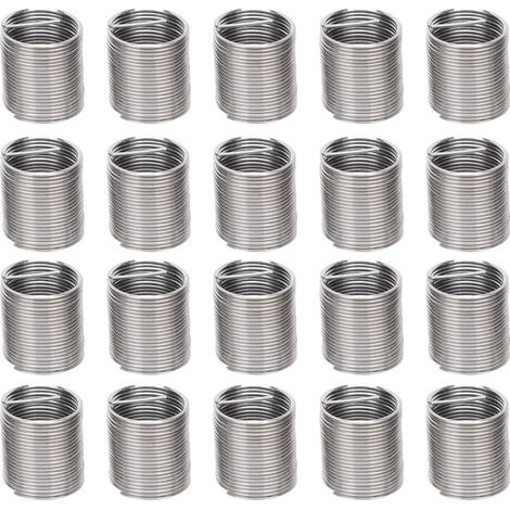 20 inserts filetés mâle femelle écrou réducteur réparation acier inoxydable M14x1x2D (1/5)
