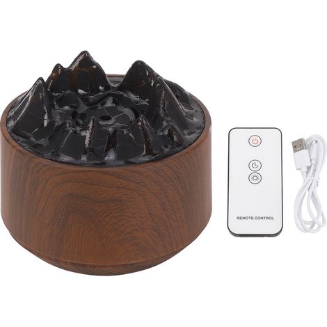 Diffuseur flamme 300ml bureau coloré – Humidificateur silencieux intelligent parfum maison chambre bureau, parfum (1/5)
