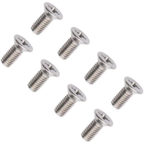 8pcs Générique Vis Rotor Disque Frein Avant En Acier Inoxydable, 93600-06014-0H Acier Inoxydable Vis Rotor, Vis De Rotor De Disque De Frein Avant En Acier Inoxydable Fit for Voiture (1/4)