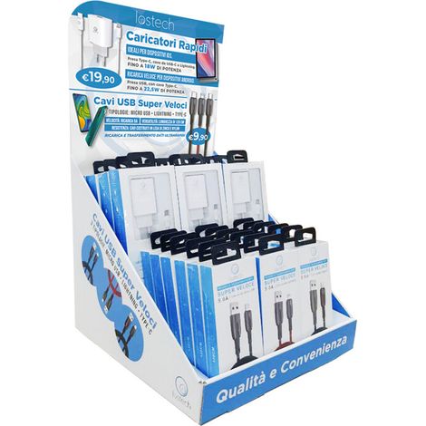 LOSTECH ESPOSITORE FAST CHARGE VUOTO- 1,0 pz
