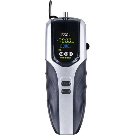 Wattmètre optique portable rechargeable de -70 à +3 dBm, mini-wattmètre numérique portable avec 7 longueurs d'onde optiques optionnelles. (1/5)