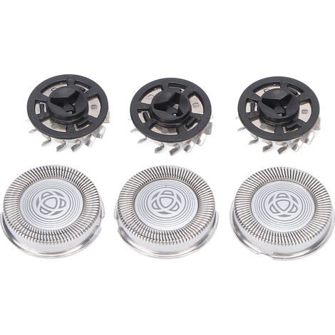 3 lames de rechange pour rasoir S3000 S3102, tête de coupe en acier inoxydable, lot de 3 pièces (1/5)