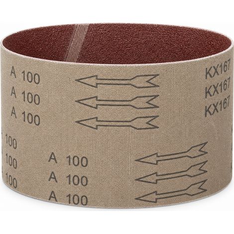 Bande Abrasive 10 Oxyde d'Aluminium pour Ponçage 610x100 mm (1/5)