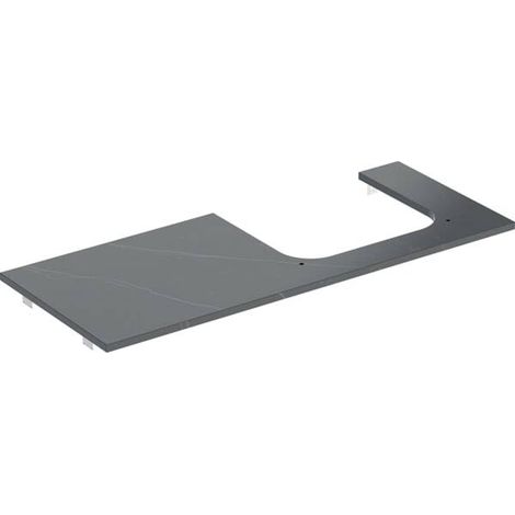 Placa de lavabo Geberit ONE, recortable a la derecha, para lavabo