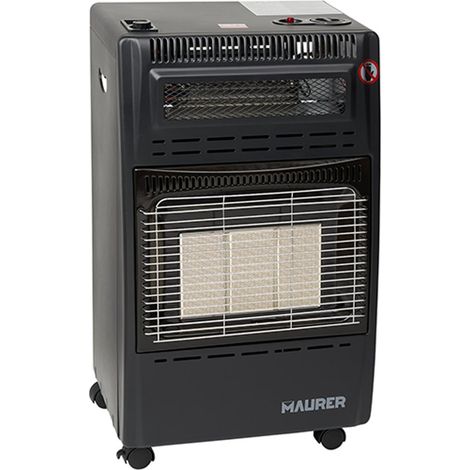 STUFA A GAS GPL INFRAROSSI VENTILATA MAURER 4,2KW PAN.CERAMICI